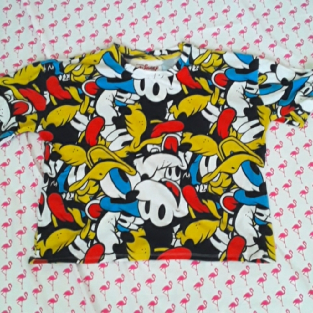 Disney girls crop top Mickey mouse